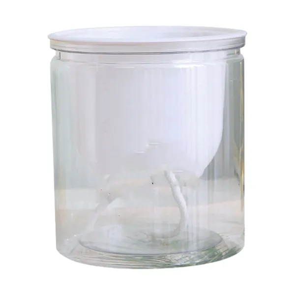 Self-Watering Clear Hydroponic Planter