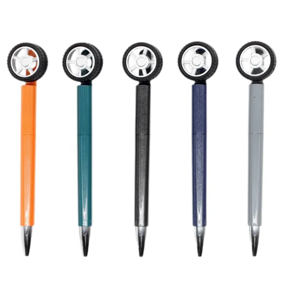 Tire-Shaped Fidget Spinner Pen