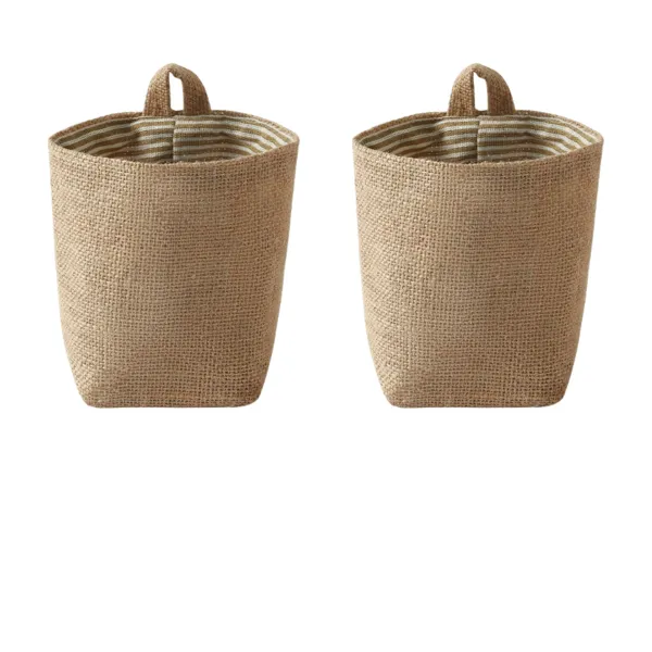 Foldable Cotton Linen Wall Bag