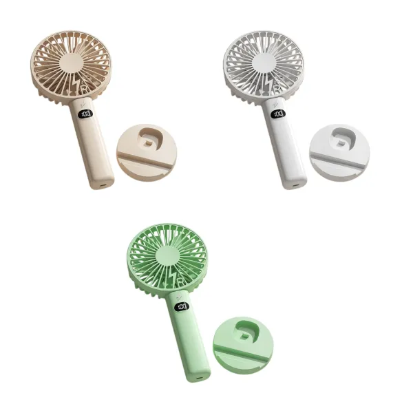 Compact Digital Usb Handheld Fan
