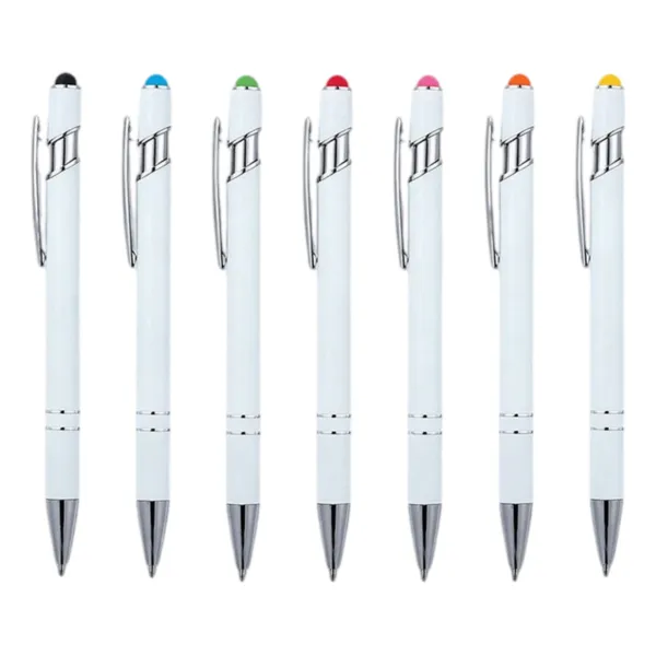 Metallic Ballpoint Pen with Touch Tip