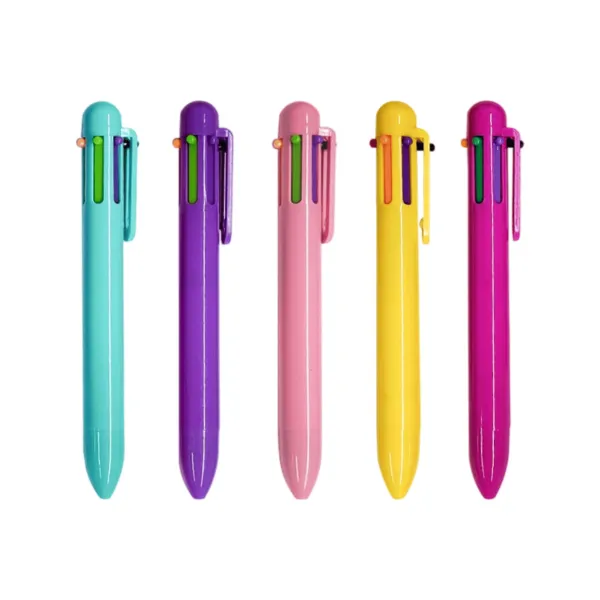 Six-Color Transparent Student Pen