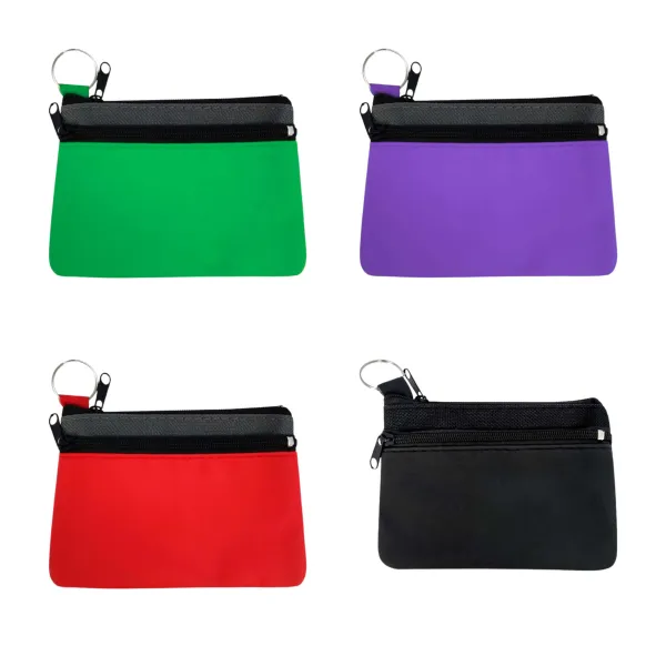 Water-Resistant Pu Travel Coin Case