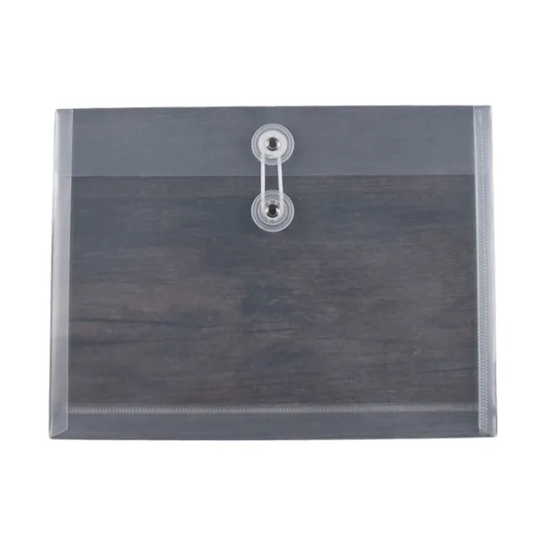 Clear Water-Resistant Paper Document Bag