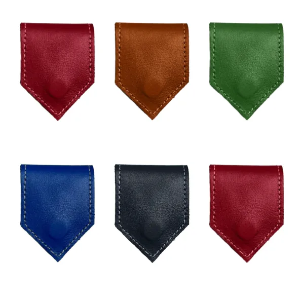 Portable Leather Magnetic Bookmark