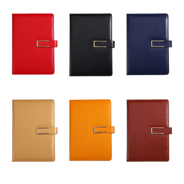 A5 Leather Business Diary Notebook