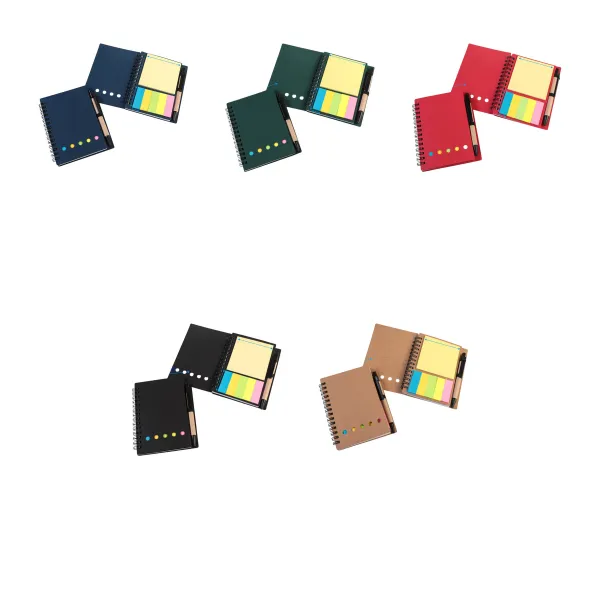 Spiral Sticky Notepad Set