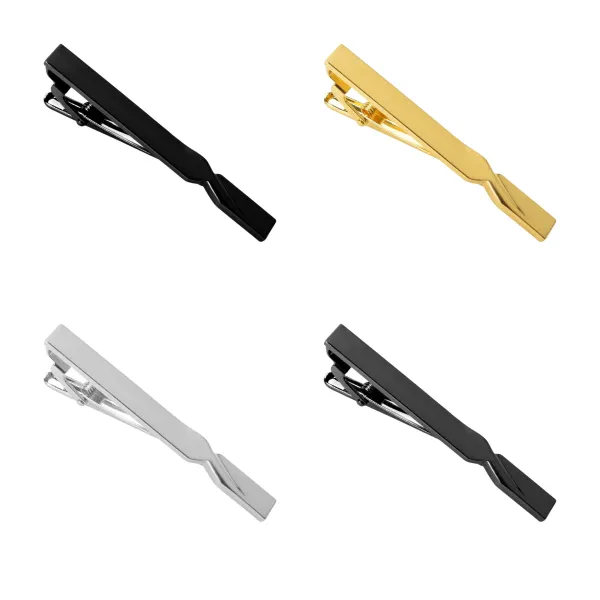 Threaded Brass Business Tie Clip