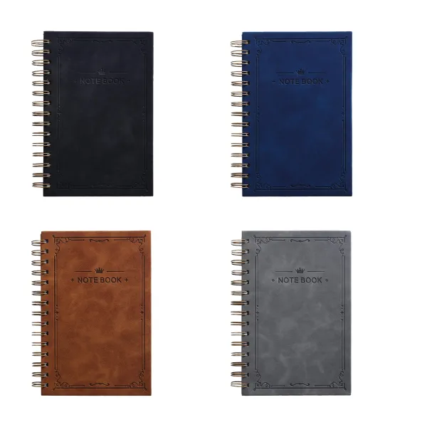 Retro A5 Spiral Meeting Notebook