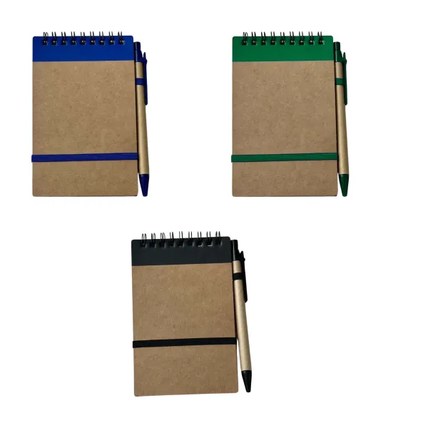 Retro Leather Spiral Diary Notebook