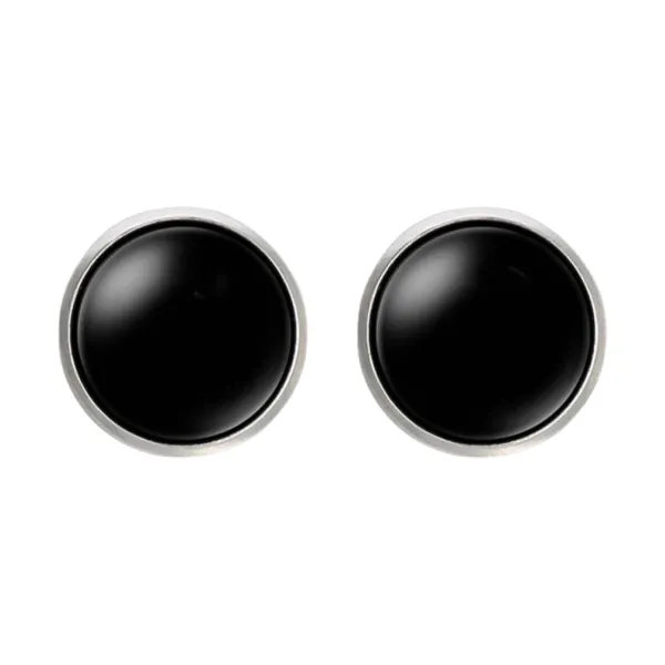 Alphabet Silver Mens Shirt Cufflinks