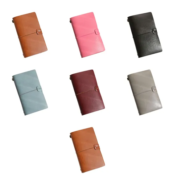 Vintage Leather Strap A6 Loose Leaf Notebook