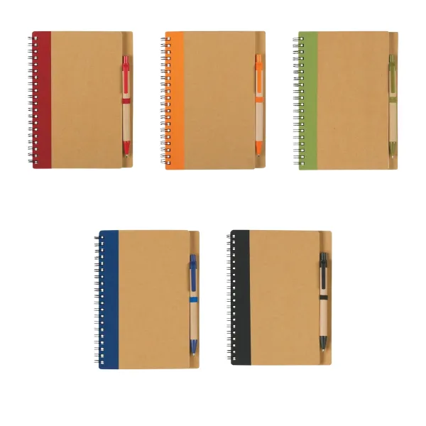 Kraft Paper Notebook With Pen