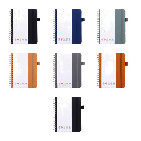 Secure Password Leather Notebook Planner
