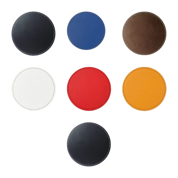 Leather Hand Stitched Insulated Cup Mat