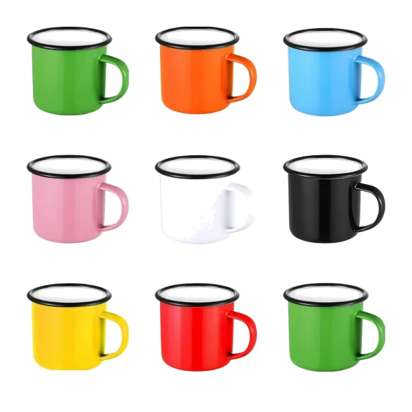 Creative Thickened Enamel Iron Tea Cup