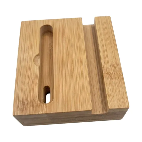 Bamboo Phone Holder Speaker