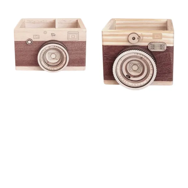 Vintage Camera Pen Holder
