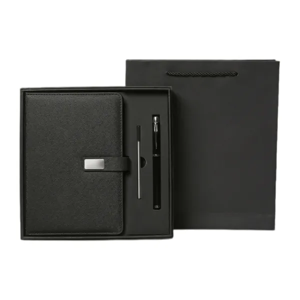 Premium PU Notebook Pen Refill Set