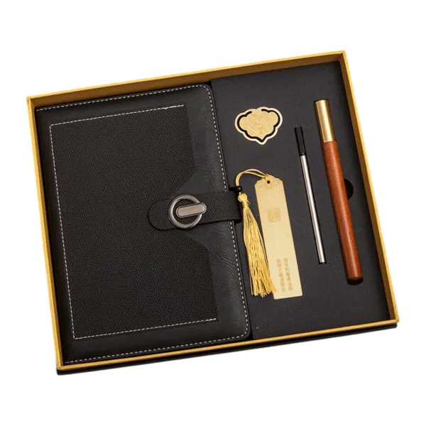 Deluxe Notebook Pen Gift Set with Bookmark