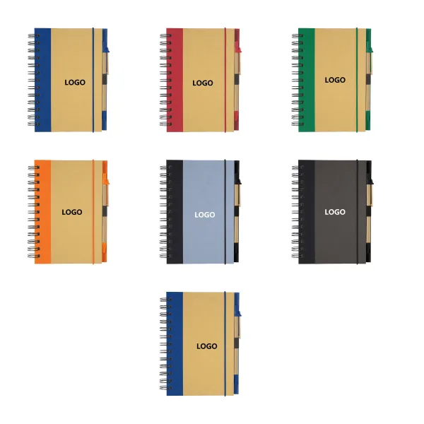 Eco-Inspired Spiral Notebook Pen