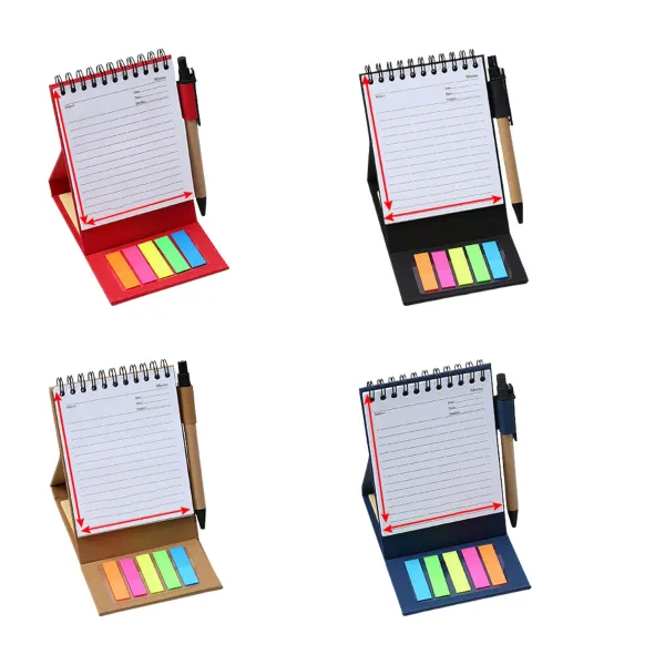Colorful Spiral Memo Pad Set