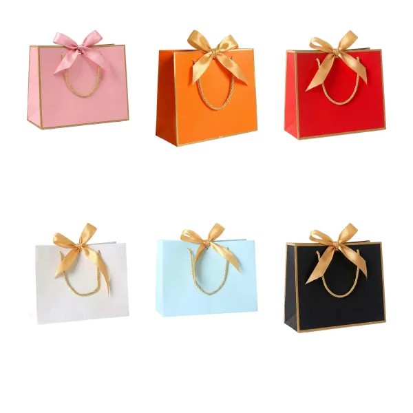 Bow Handle Shopping Bag