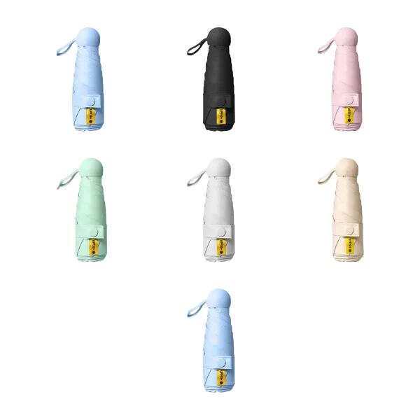 Pocket-Size UV Capsule Compact Folding Umbrella