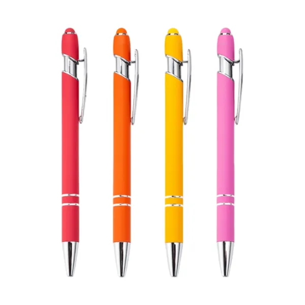 Soft-Touch Aluminum Stylus Pen Set