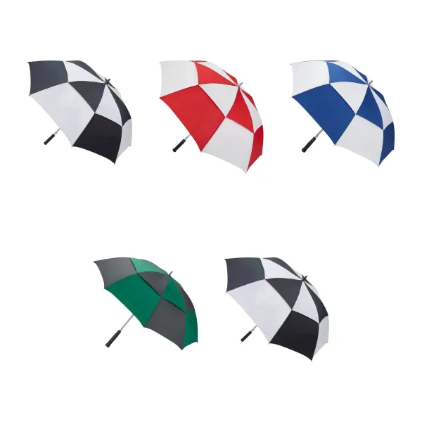 Square Double-Layer Eight-Panel Auto Open Umbrella