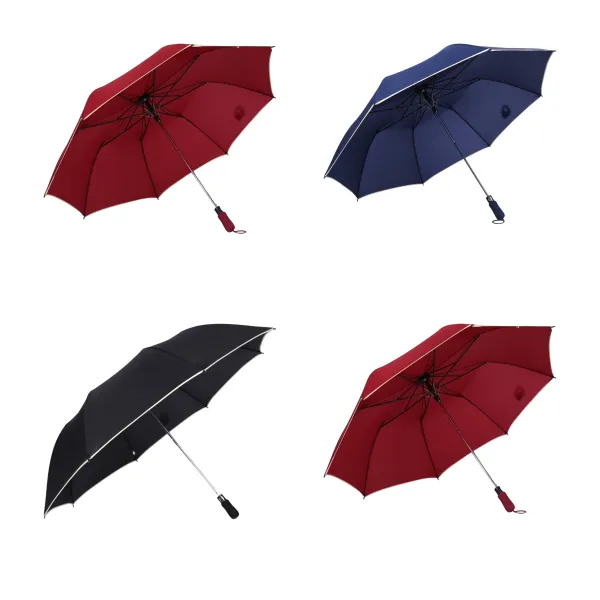 Double-Fold Auto Open Compact Business Umbrella