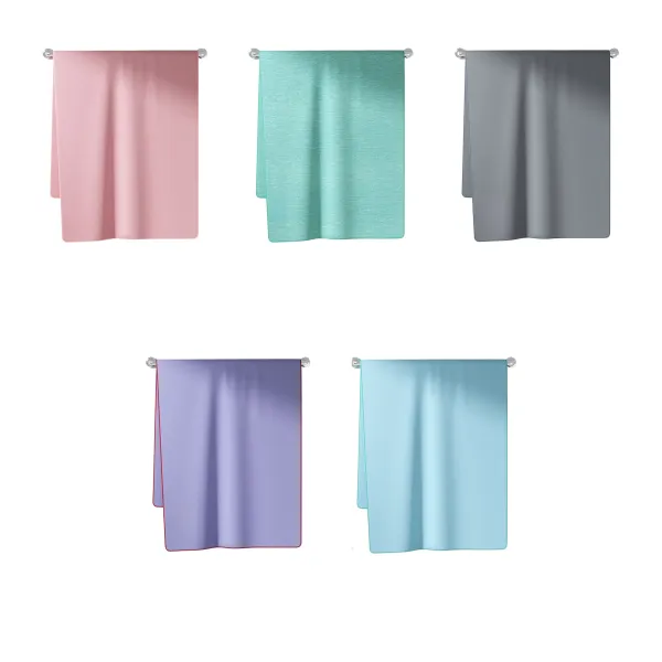 Quick-Dry Absorbent Sports Towel Storage Pouch Set