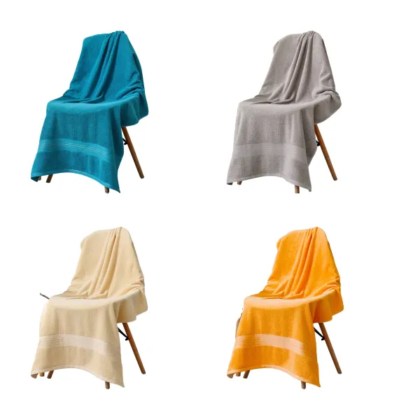 Premium Cotton Thick Plush Absorbent Bath Towel