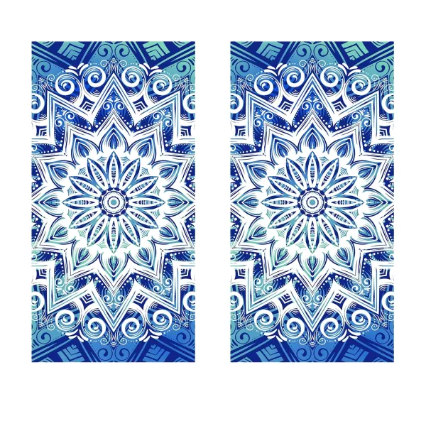Dye-Sublimation Vivid Microfiber Sand-Resistant Beach Towel