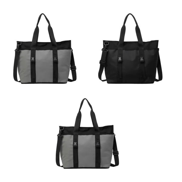 Zippered Nylon 15.6-Inch Laptop Tote Bag