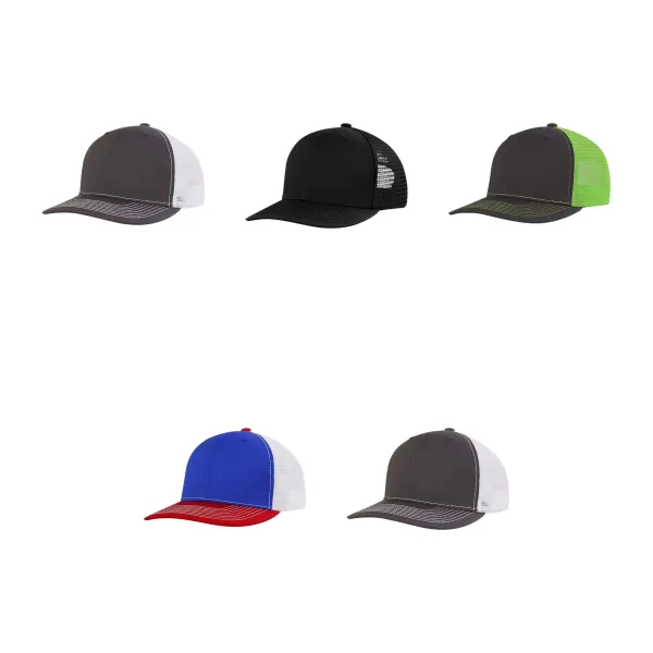 Breathable Mesh Structured Trucker Baseball Snapback Cap