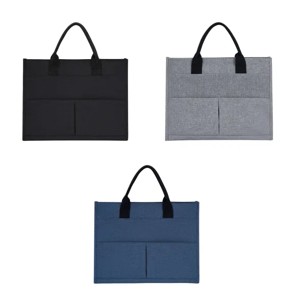 Oxford Canvas Structured Document Briefcase Bag