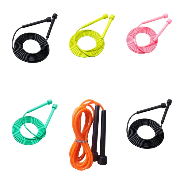 Adjustable Anti-Slip Grip PVC Speed Jump Rope