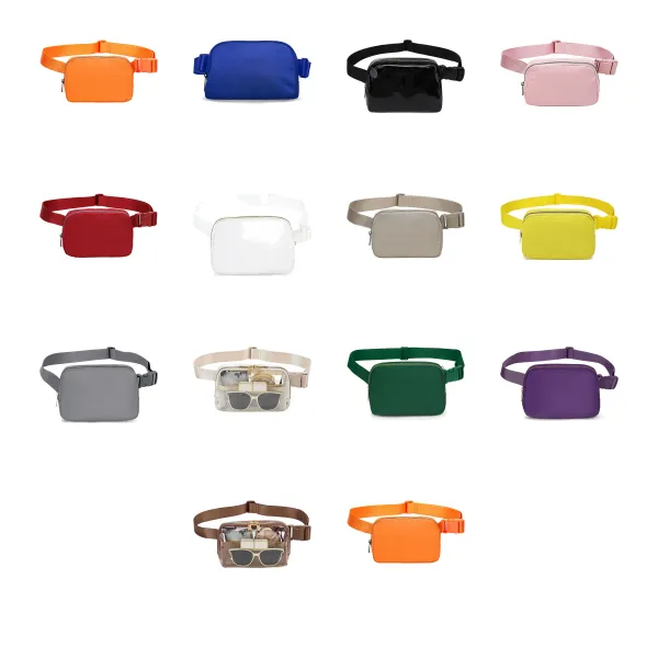 Quick-Release Nylon Running Crossbody Sling Bag