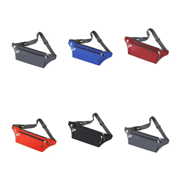 Low-Profile Waterproof Nylon Sports Waist Bag