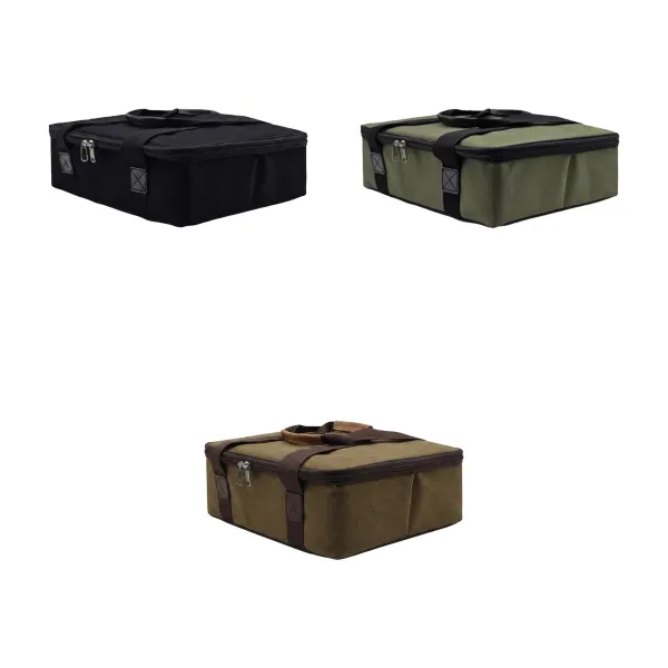 Padded Dual-Zipper Camping Gas Canister Case