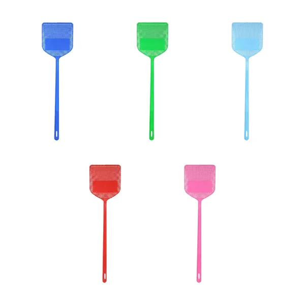 Long-Handle Flexible Heavy-Duty Plastic Fly Swatter