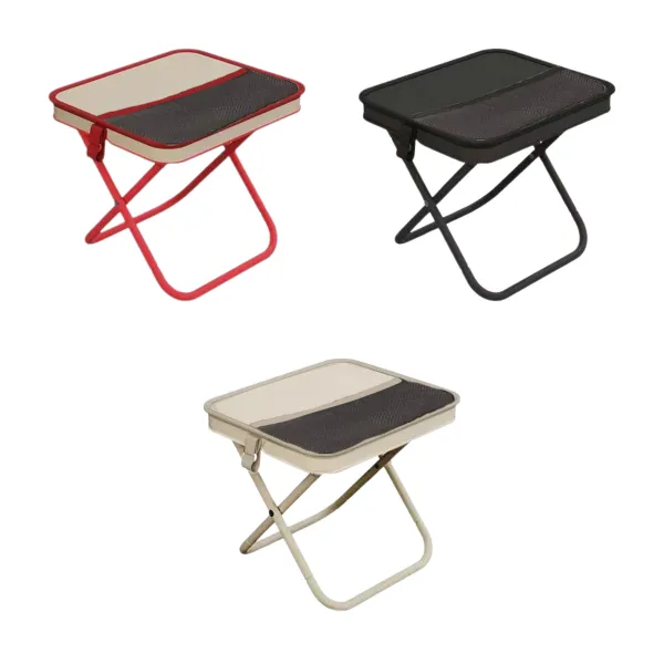 Steel-Frame Oxford Portable Folding Chair Carry Bag