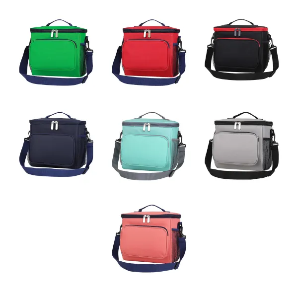Wipe-Clean Oxford Insulated Picnic Cooler Lunch Tote