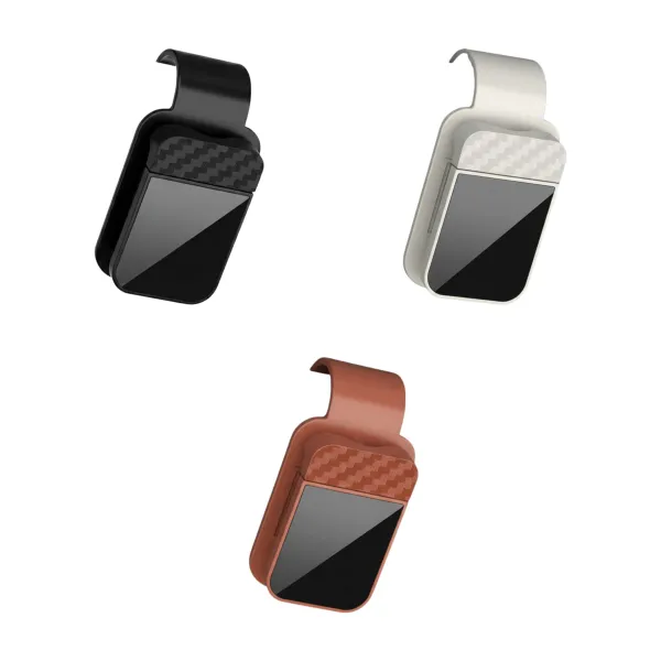 Snap Magnetic Car Visor Sunglasses Holder Clip