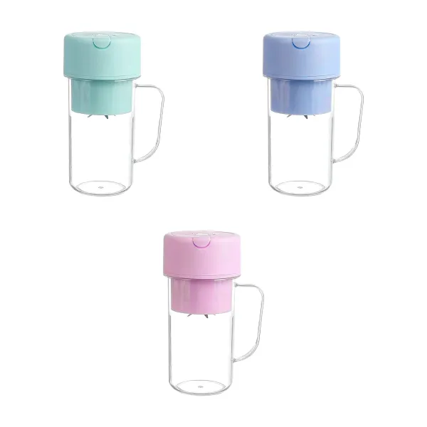 Clear PC USB Rechargeable Portable Juicer Blender Cup