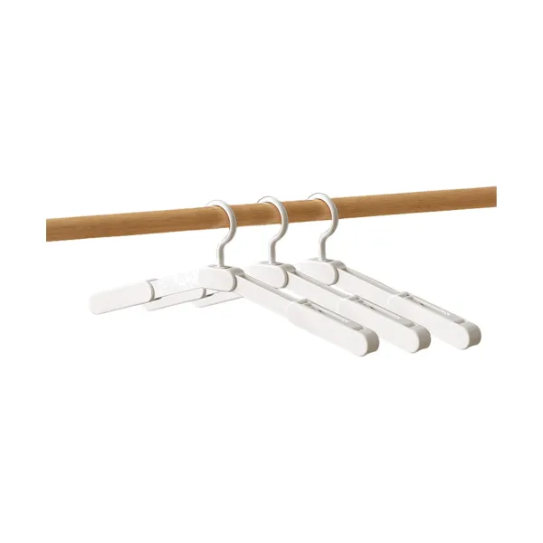 Non-Slip Shoulder Foldable Flat Plastic Travel Hanger