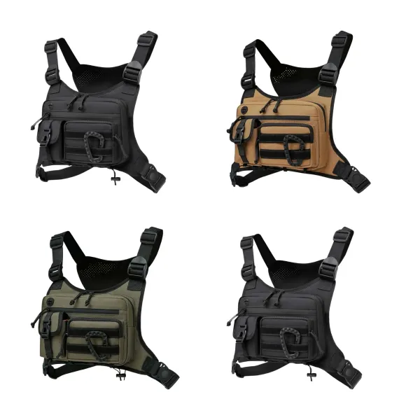Adjustable MOLLE Tactical Chest Rig Vest Bag