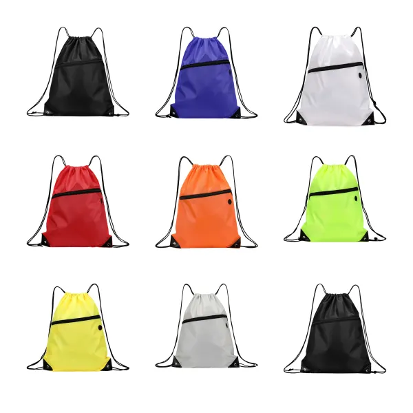 Foldable Nylon Drawstring Sports Gym Sack Pack