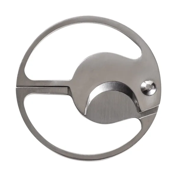 Pocket-Size Round Stainless Steel Cigar Punch Cutter